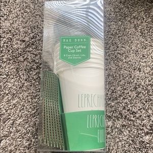 Rae Dunn Paper Coffee Cup Set